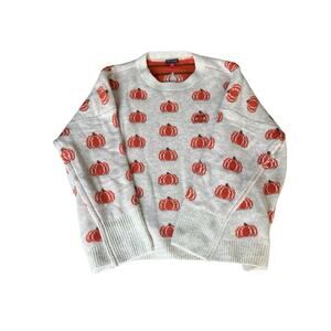 Vince Camuto Super Cute Fall Pumpkin Styles Sweater XL